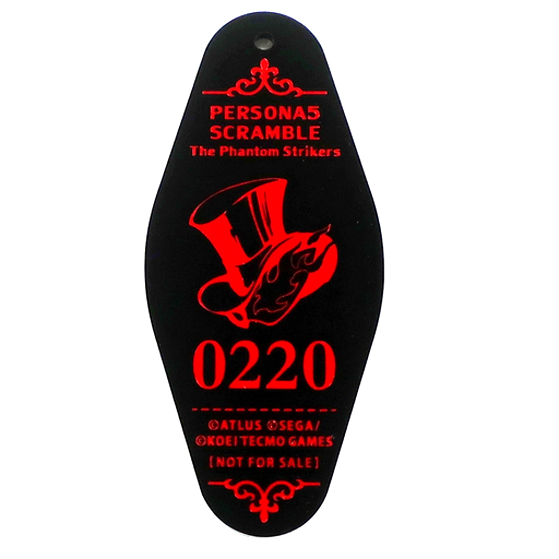 Logo Persona 5 Strikers PS4 Switch Software Animate Bonus Acrylic Room Keychain [USED]