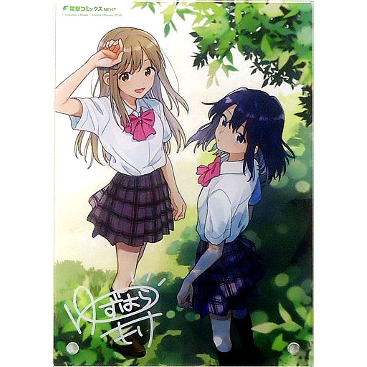 Sakura Adachi & Hougetsu Shimamura Adachi and Shimamura Single Item Printed Autograph Acrylic Panel Comic Vol. 2 Melonbooks Limited Edition Bonus [USED]