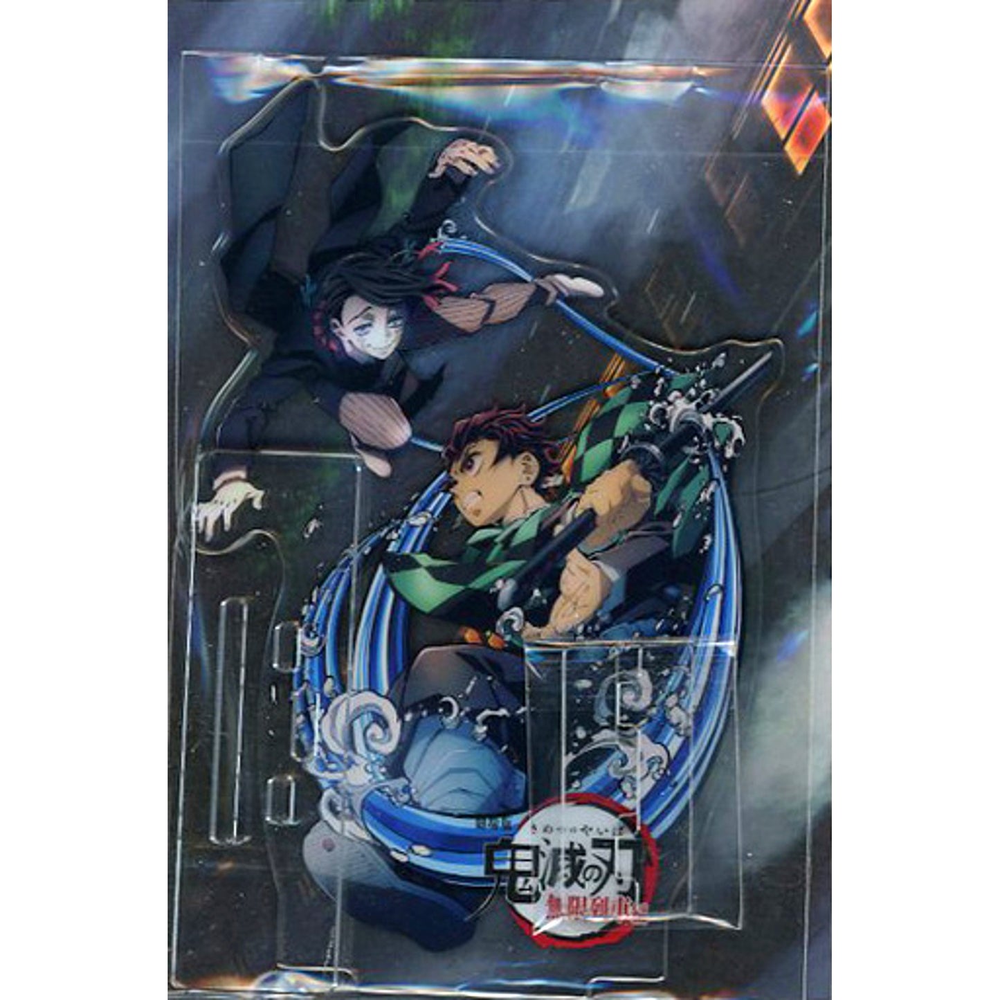 Tanjiro Kamado & Enmu Infinite Decisive Battle Acrylic Stand Demon Slayer: Kimetsu no Yaiba the Movie: Mugen Train x ufotable Cafe 2nd Term First Half [USED]