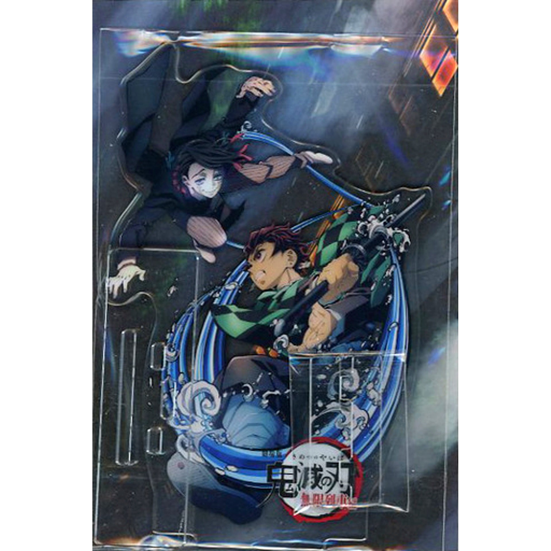 Tanjiro Kamado & Enmu Infinite Decisive Battle Acrylic Stand Demon Slayer: Kimetsu no Yaiba the Movie: Mugen Train x ufotable Cafe 2nd Term First Half [USED]