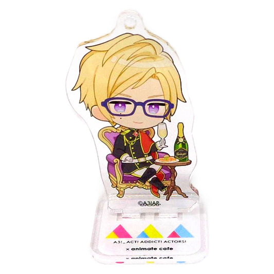 A3! Sakyo Furuichi Trading Acrylic Stand Keychain Tv Anime Ver. animate cafe Limited Keychains [USED]