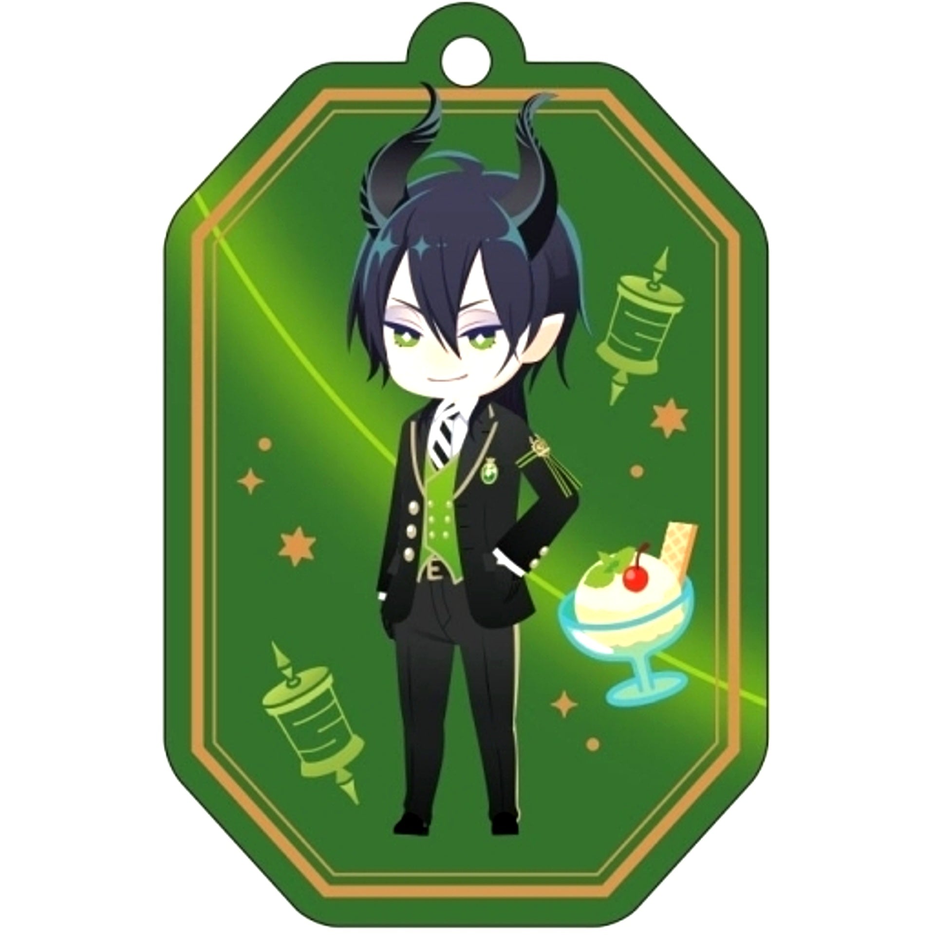 Malleus Draconia Disney Twisted-Wonderland Trading Oshi Pita Keychain Vol. 2 [USED]