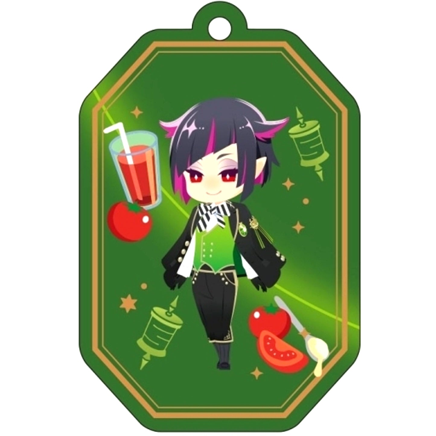 Lilia Vanrouge Disney Twisted Wonderland Trading Oshipita Keychain Vol.2 [USED]