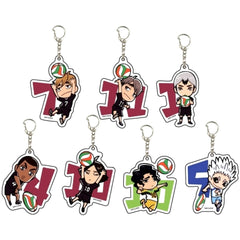 Set of 7 Haikyu!! Acrylic Keychain 04 [USED]