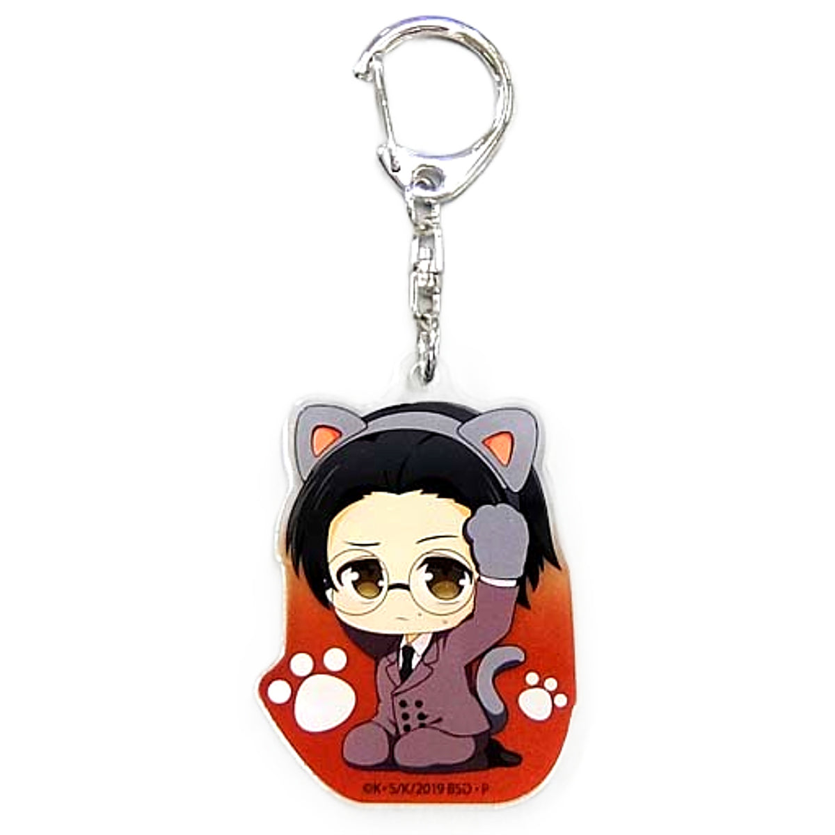 Bungo Stray Dogs Ango Sakaguchi Nekoguburi Trading Acrylic Keychains Keychains [USED]