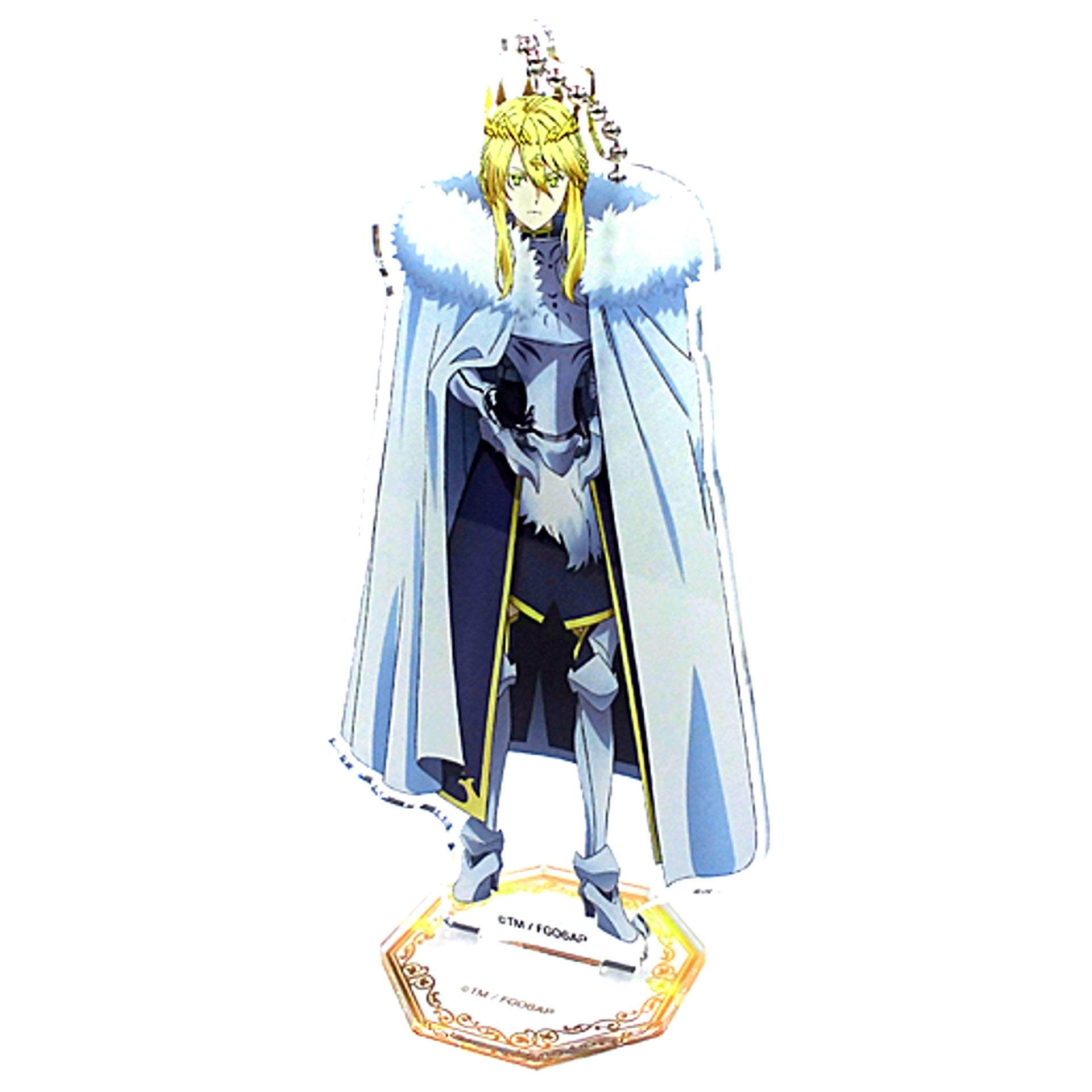 Lion King Lancer Artoria Fate/Grand Order Camelot Wandering Agateram Acrylic Mascot Theater Goods [USED]