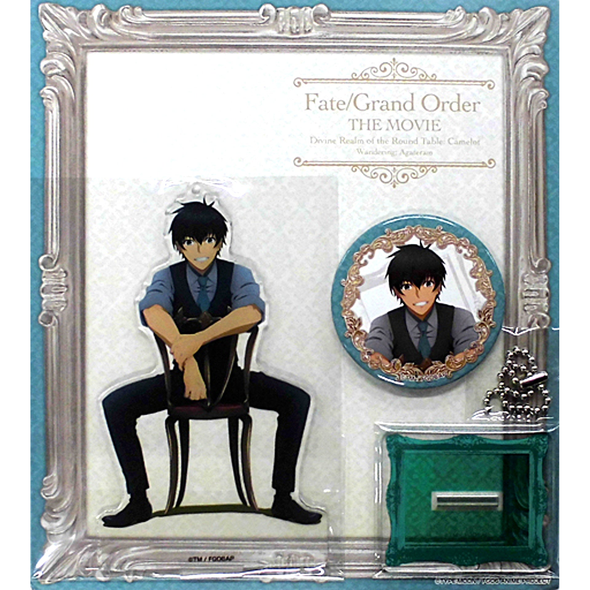 Archer Arash Fate/Grand Order Divine Realm of the Round Table Camelot Wandering Agateram Acrylic Mascot & Button Set Theater Goods [USED]