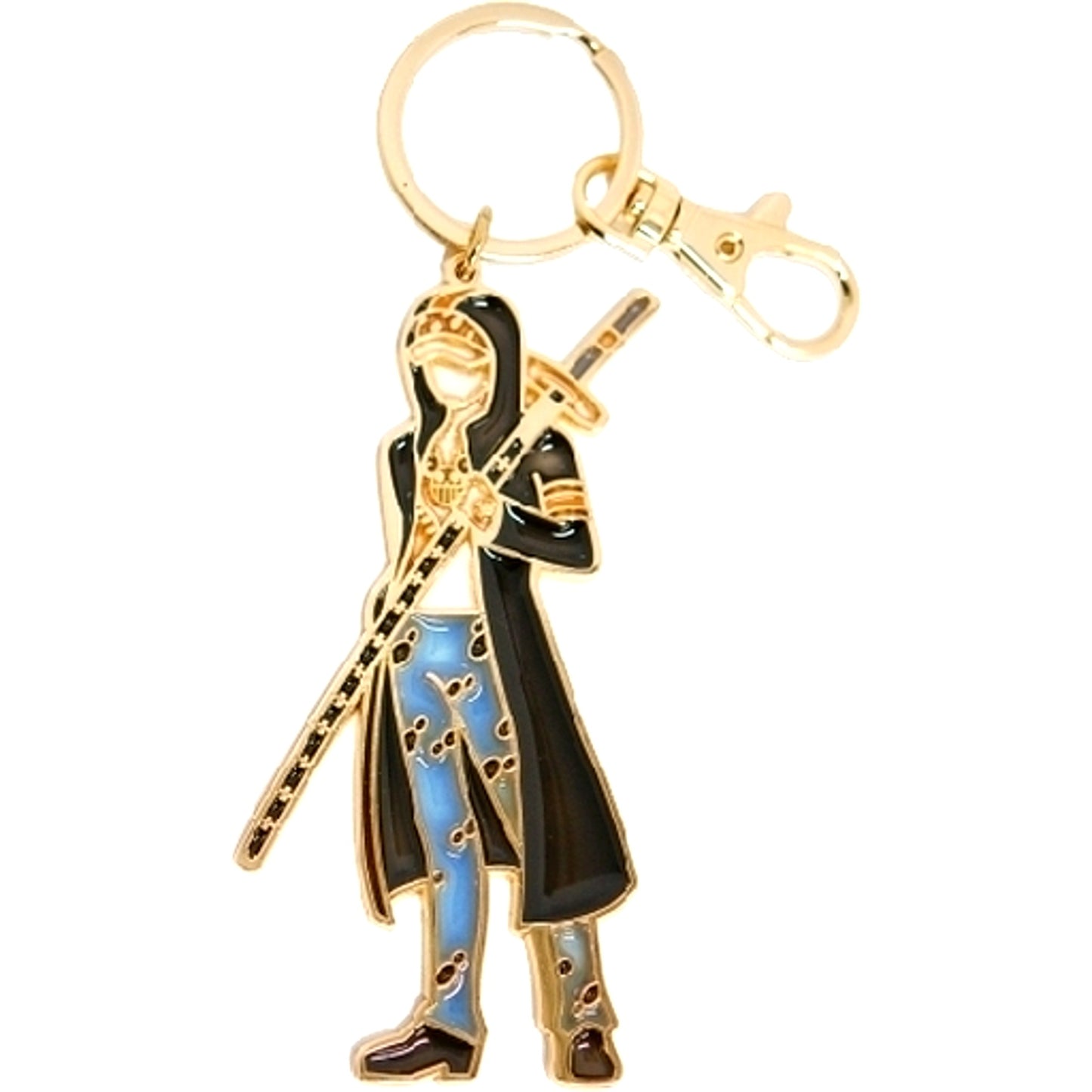 Trafalgar Law One Piece Stained Glass Style Keychain [USED]