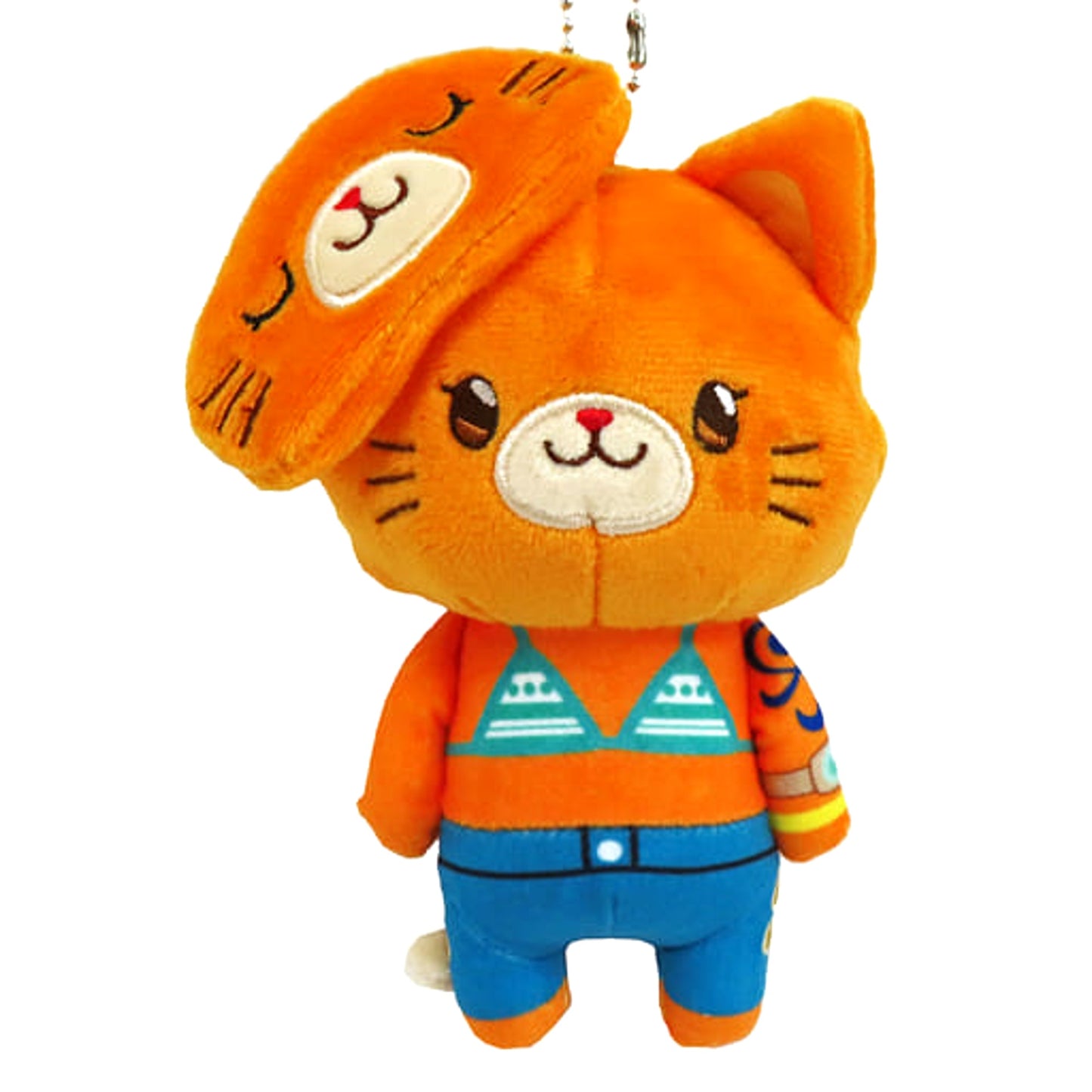 One Piece Nami withCAT Plush Keychain with Eye Mask Keychains [USED]