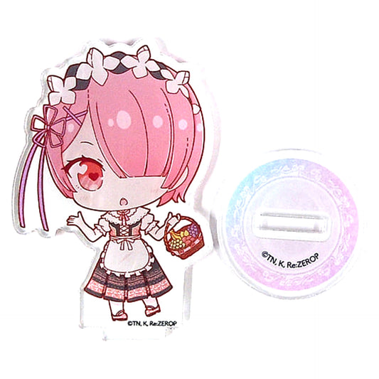 Re:Zero -Starting Life in Another World- The Frozen Bond Ram Alsace ver. x Sweets Paradise Trading Acrylic Stand Mini Character ver. Acrylic Stands [USED]