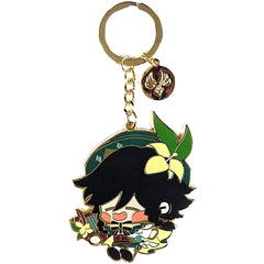 Genshin Venti SD Metal Keychain Keychains [USED]