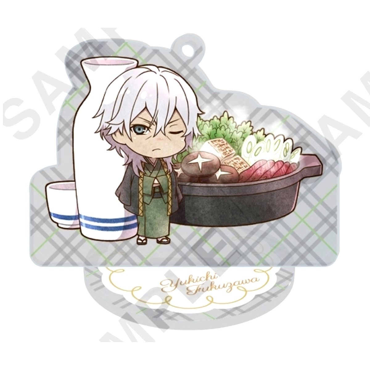 Yukichi Fukuzawa Bungo Stray Dogs Rice & Side Dishes ver. Acrylic Stand Figure [USED]