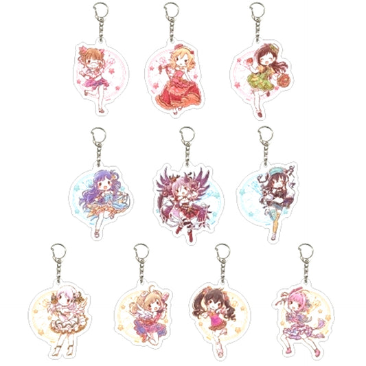 Set of 10 The Idolm@ster Cinderella Girls Acrylic Keychain 03. GraffArt Design Vol.3 [USED]