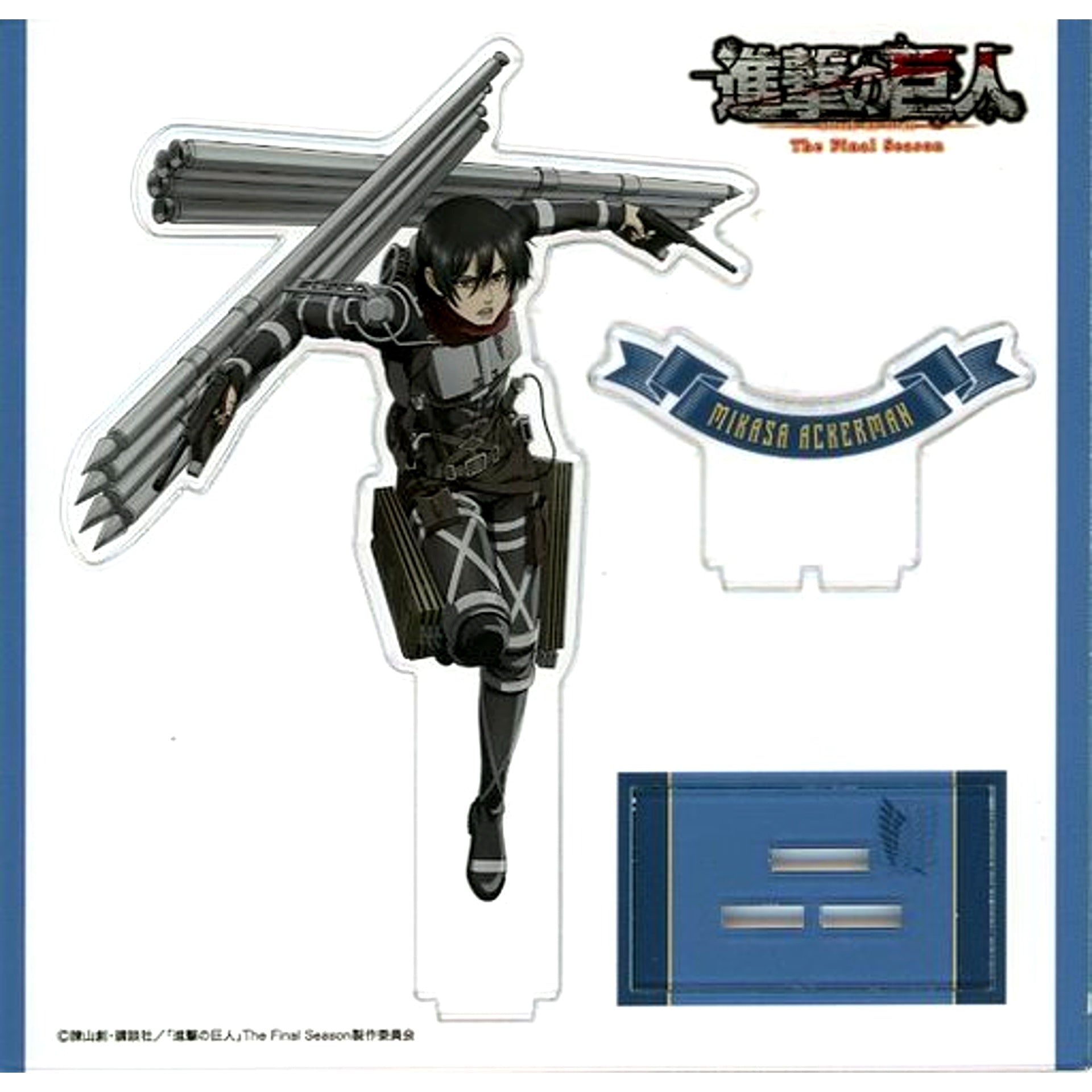 Mikasa Ackerman Attack on Titan The Final Season MAPPA SHOW CASE Goods Acrylic Stand [USED]