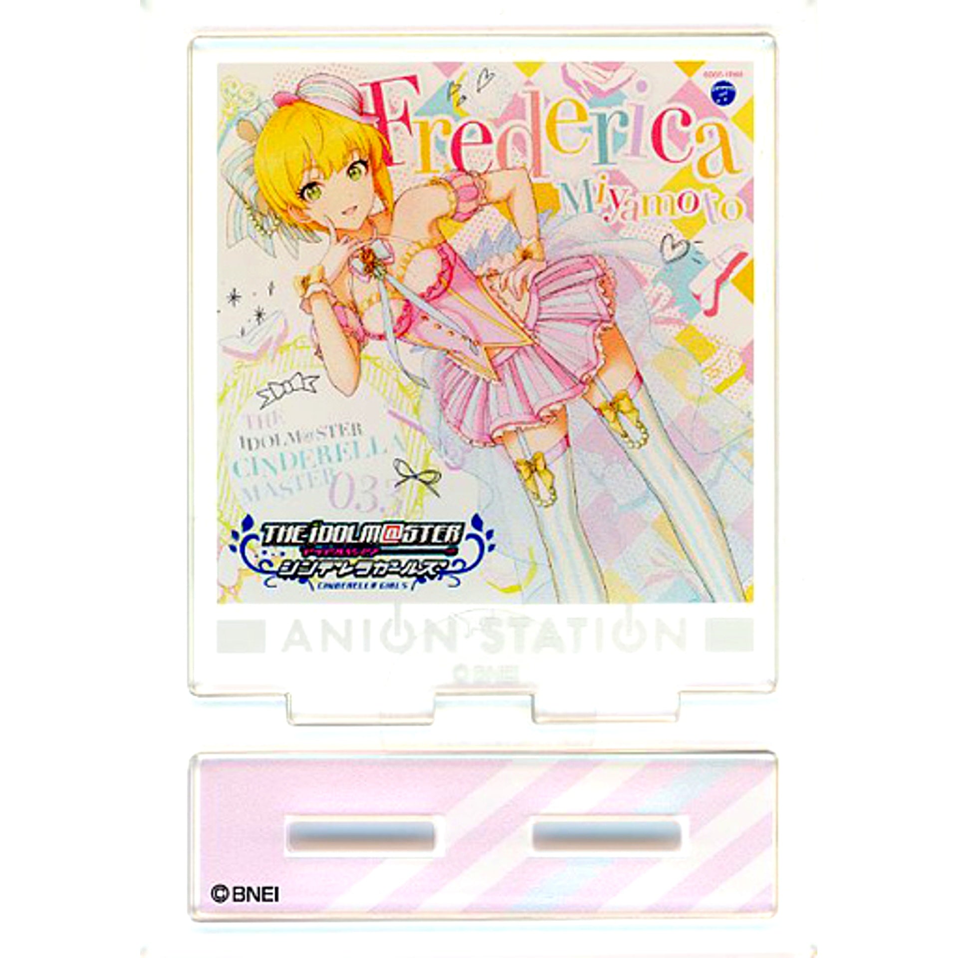 Frederica Miyamoto The Idolmaster Cinderella Girls Jacket Acrylic Stand Collection 029-042 MEETING CAFE in AniON STATION 2nd Half [USED]