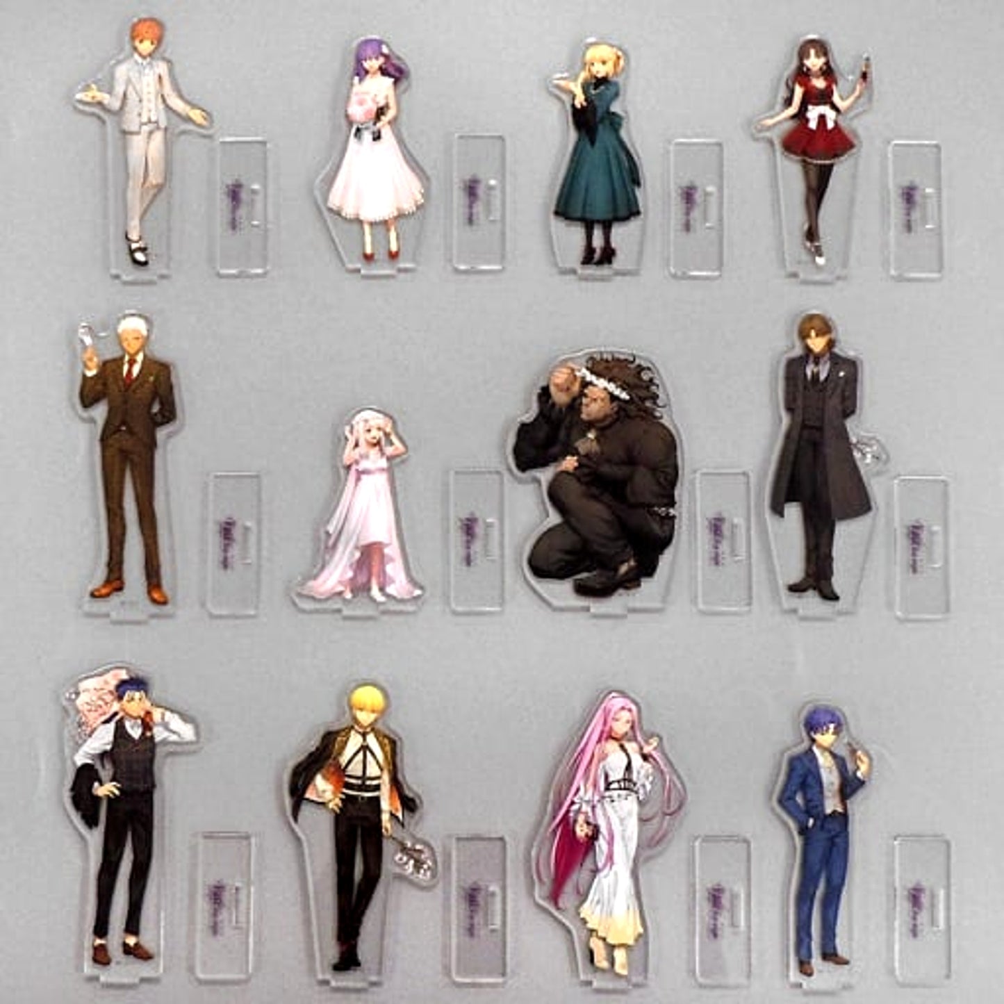 Fate/stay night: Heaven's Feel III. spring song Shiro Emiya & Others All 12 Types Set Random Acrylic Stand Ufotable Cafe 4th Season HF Finale Limited Acrylic Stands [USED]