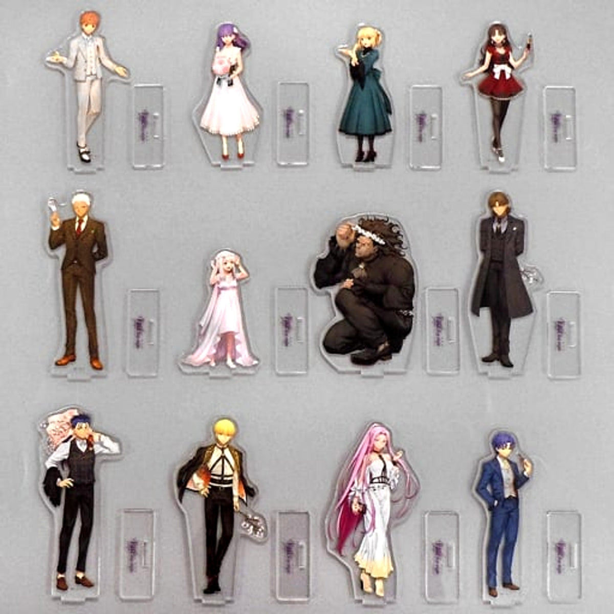 Fate/stay night: Heaven's Feel III. spring song Shiro Emiya & Others All 12 Types Set Random Acrylic Stand Ufotable Cafe 4th Season HF Finale Limited Acrylic Stands [USED]