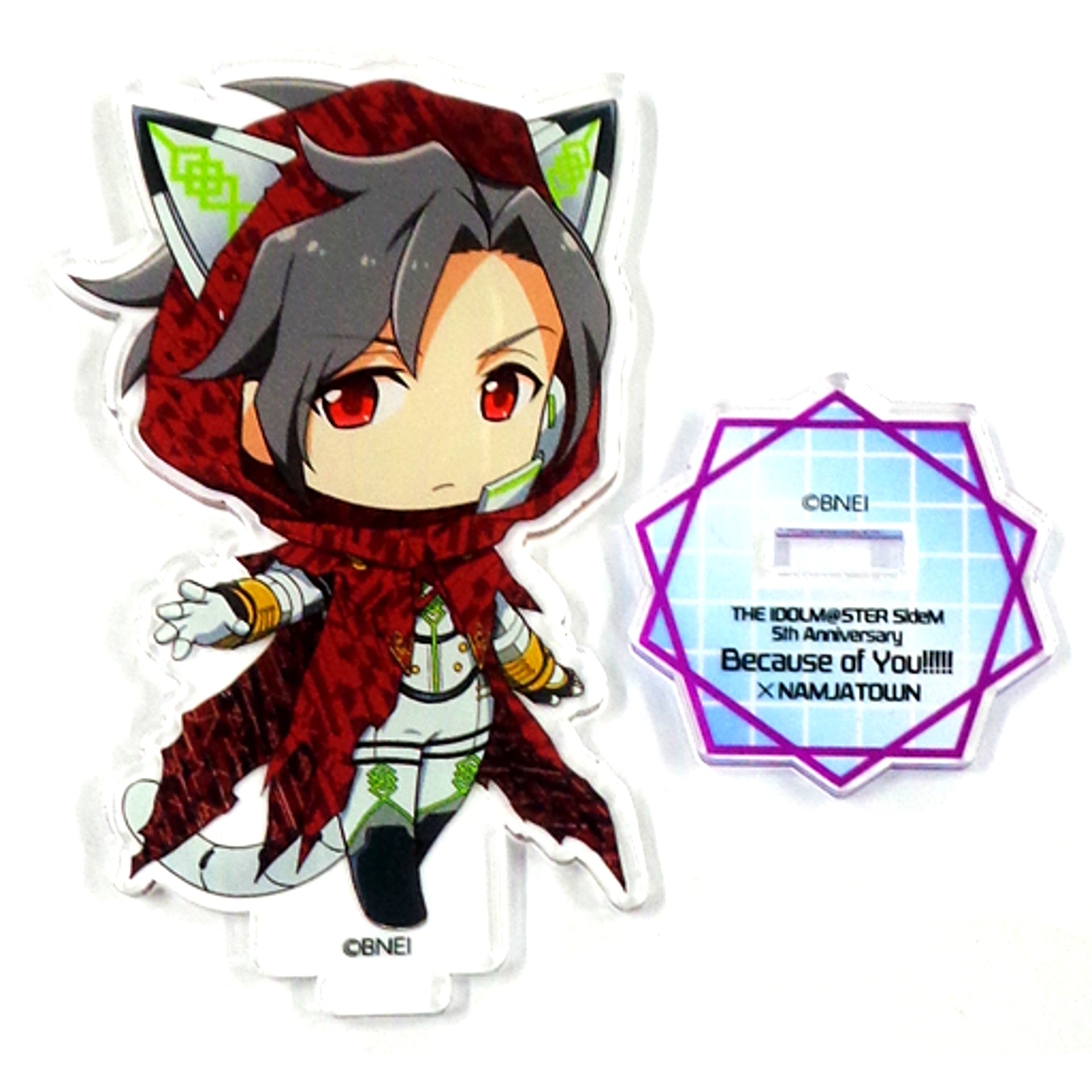 Yukihiro Kamiya THE IDOLM@STER SideM Mini Acrylic Stand 5th Anniversary Because of You!!!!! in Ikebukuro x Namjatown [USED]