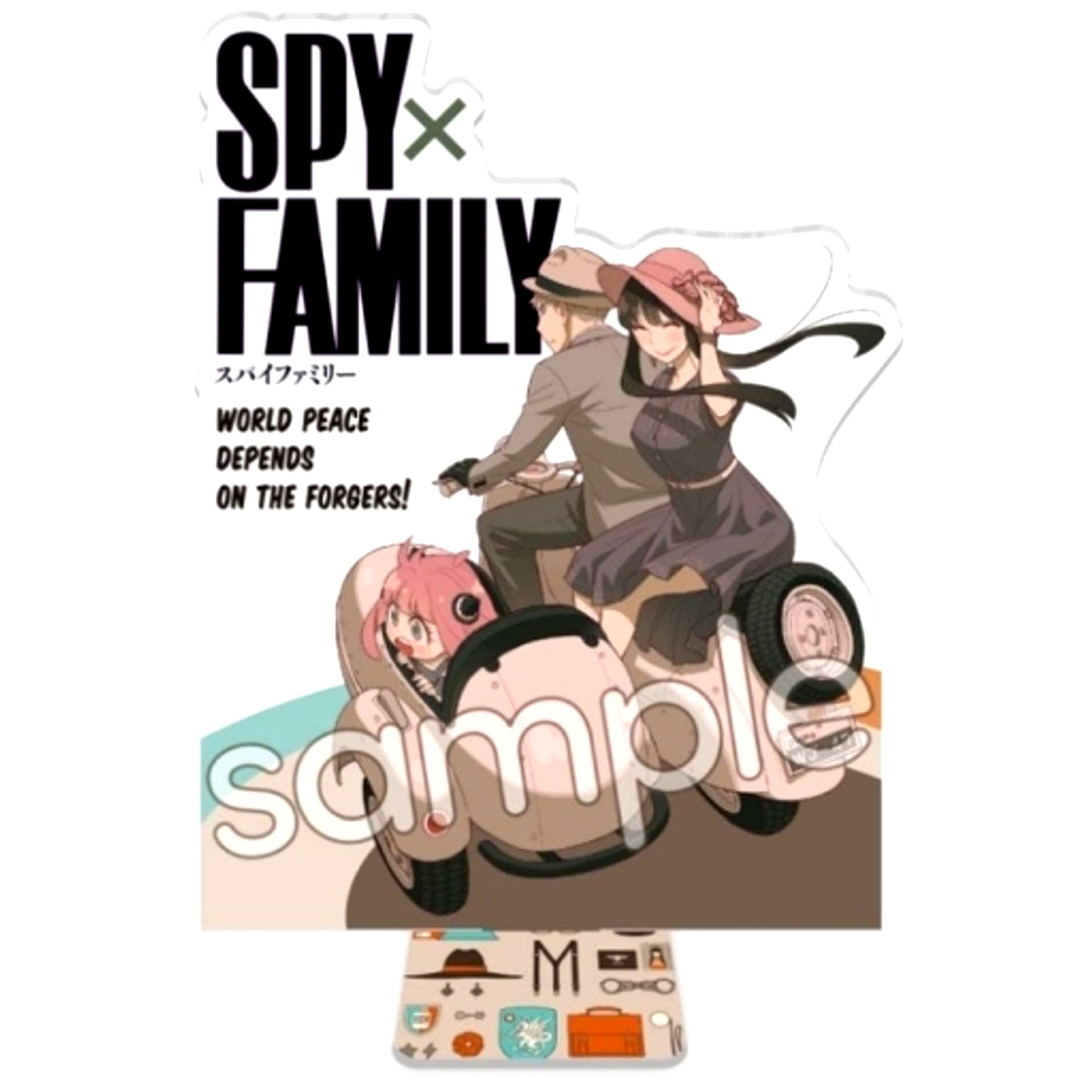 Forger Family B Motorcycle Spy x Family Acrylic Stand [USED]