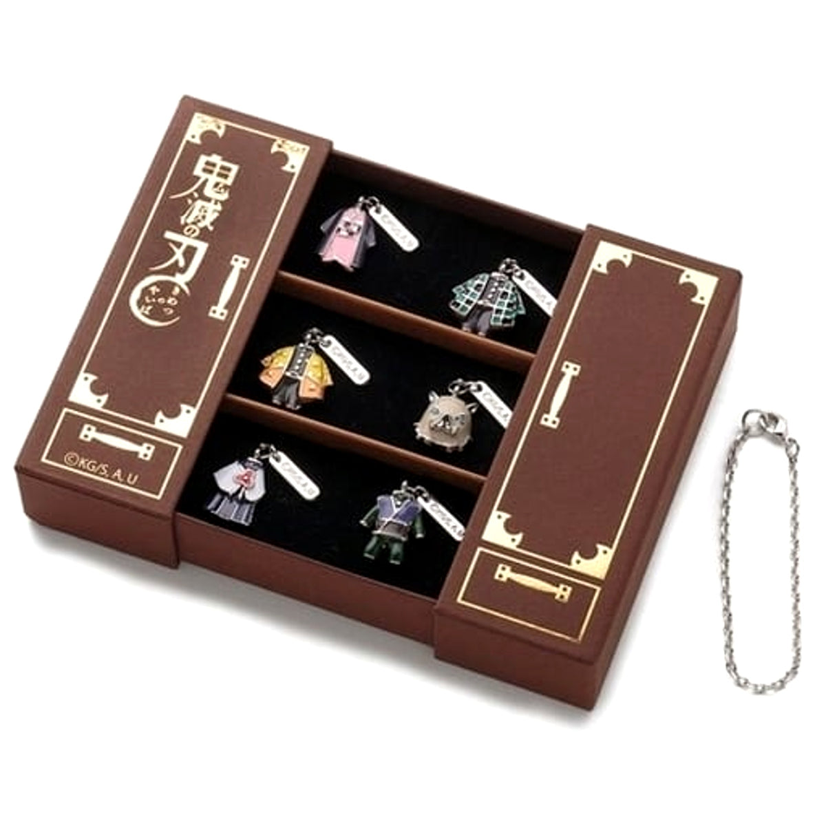 Demon Slayer: Kimetsu no Yaiba Costume Charm Set A Set of 6 Charm [USED]