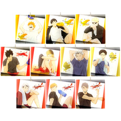 Set of 10 Group Haikyu!! Acrylic Keychain Collection Jump Festa 2021 Limited [USED]