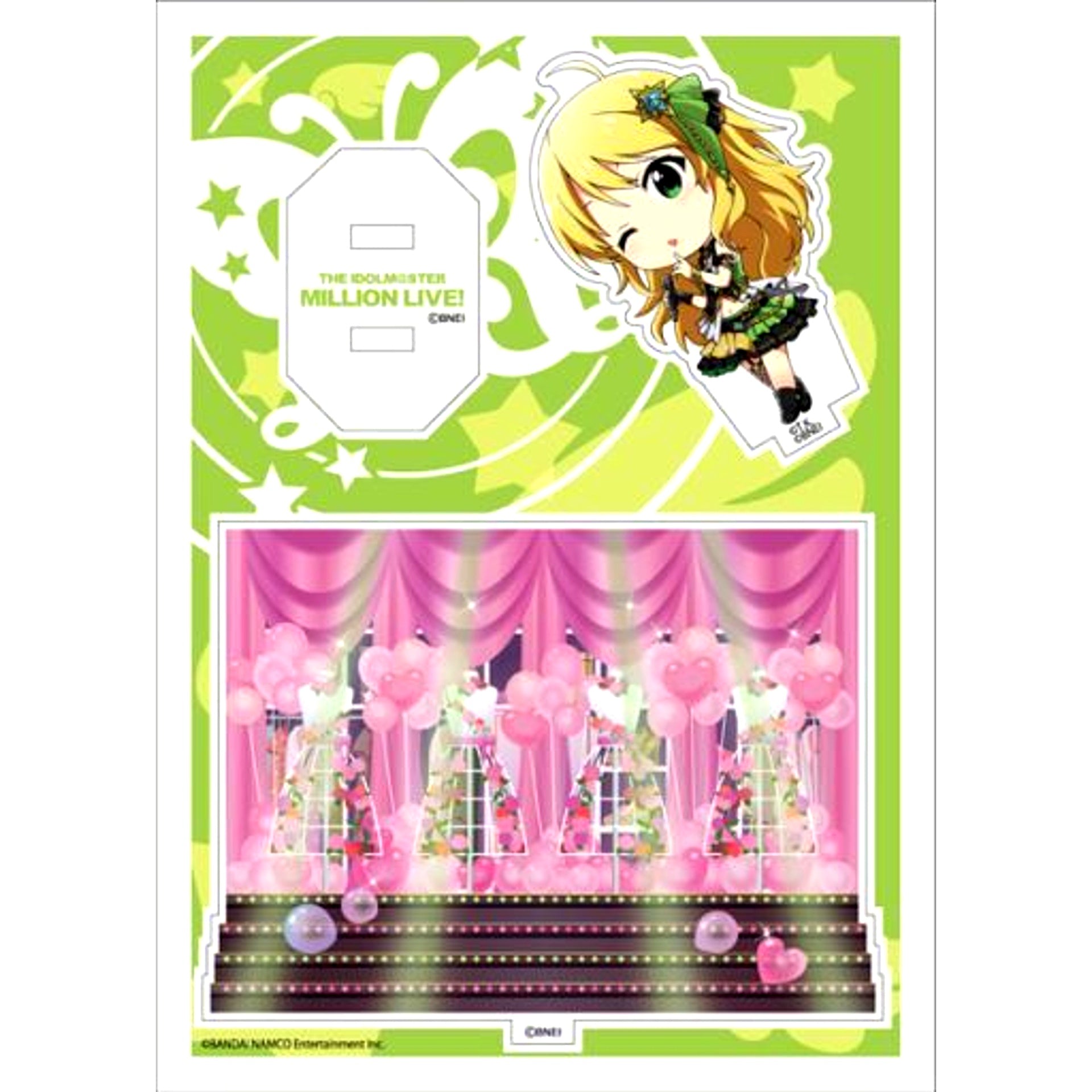 Miki Hoshii The Idolmaster Million Live Acrylic Character Plate Petit 04 [USED]