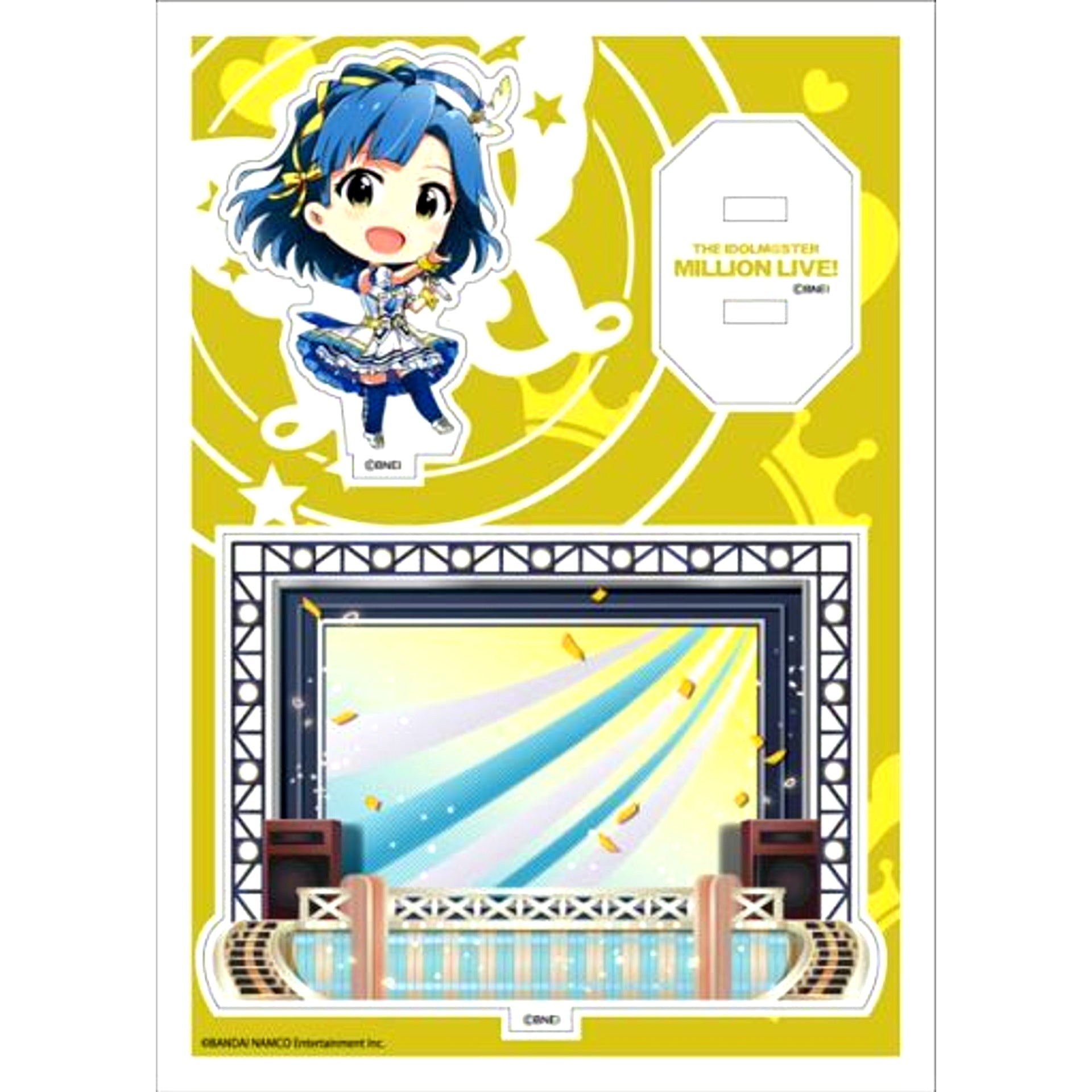 Yuriko Nanao 04 Acrylic Character Plate Puchi Idolmaster Million Live! [USED]
