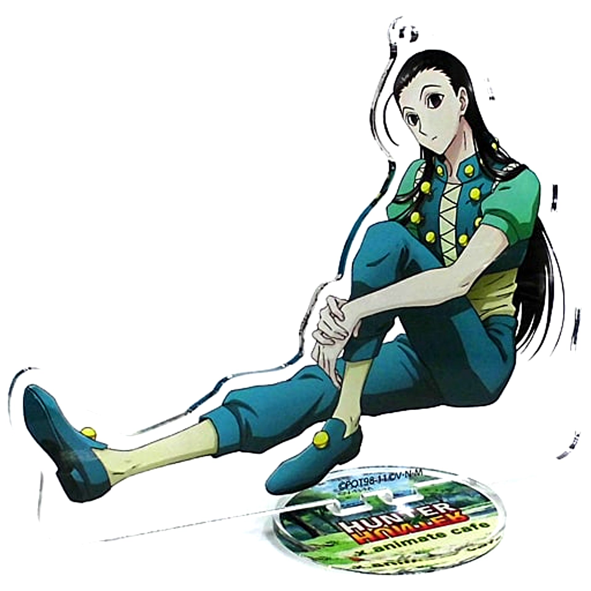 Illumi Zoldyck HUNTER x HUNTER x animatecafe Hunter Exam Arc BIG Acrylic Stand Keychain [USED]