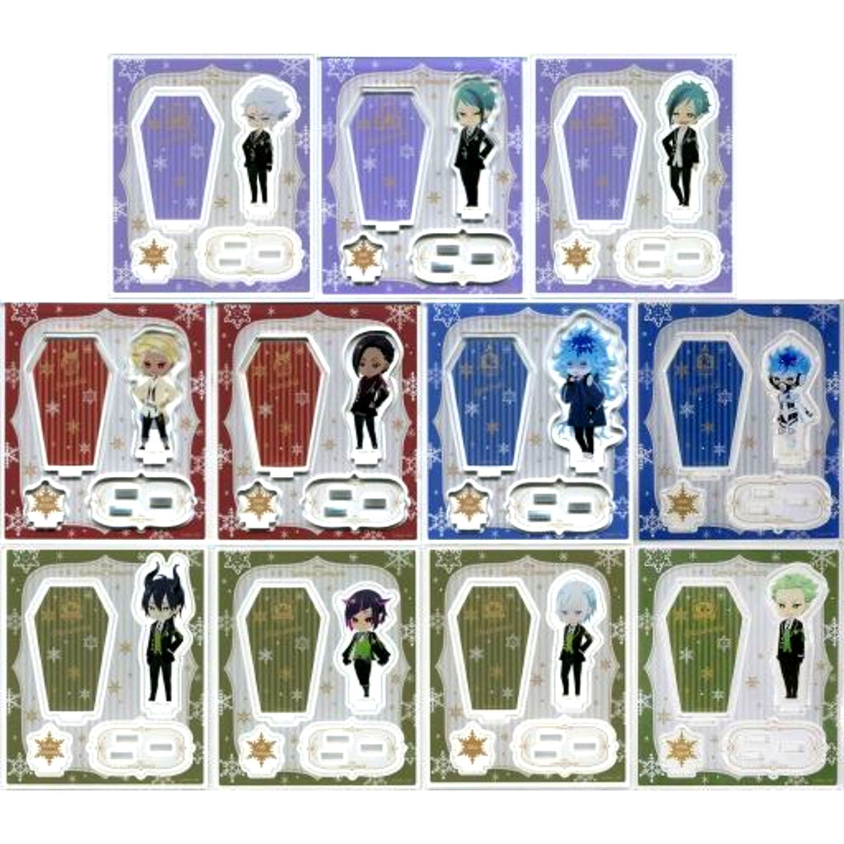Set of 11 Disney Twisted Wonderland Acrylic Stand Collection B Village Vanguard Limited [USED]