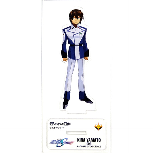 Kira Yamato Mobile Suit Gundam SEED DESTINY MODEL SHEET Acrylic Stand Gundam Cafe Limited [USED]