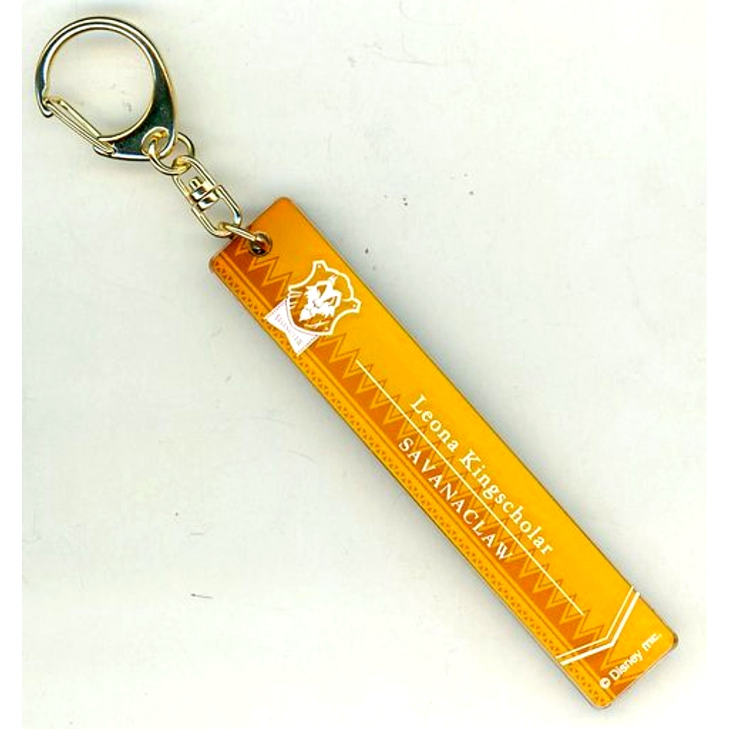 Leona Kingscholar Disney Twisted-Wonderland Plate Keychain Savanaclaw Dorm [USED]