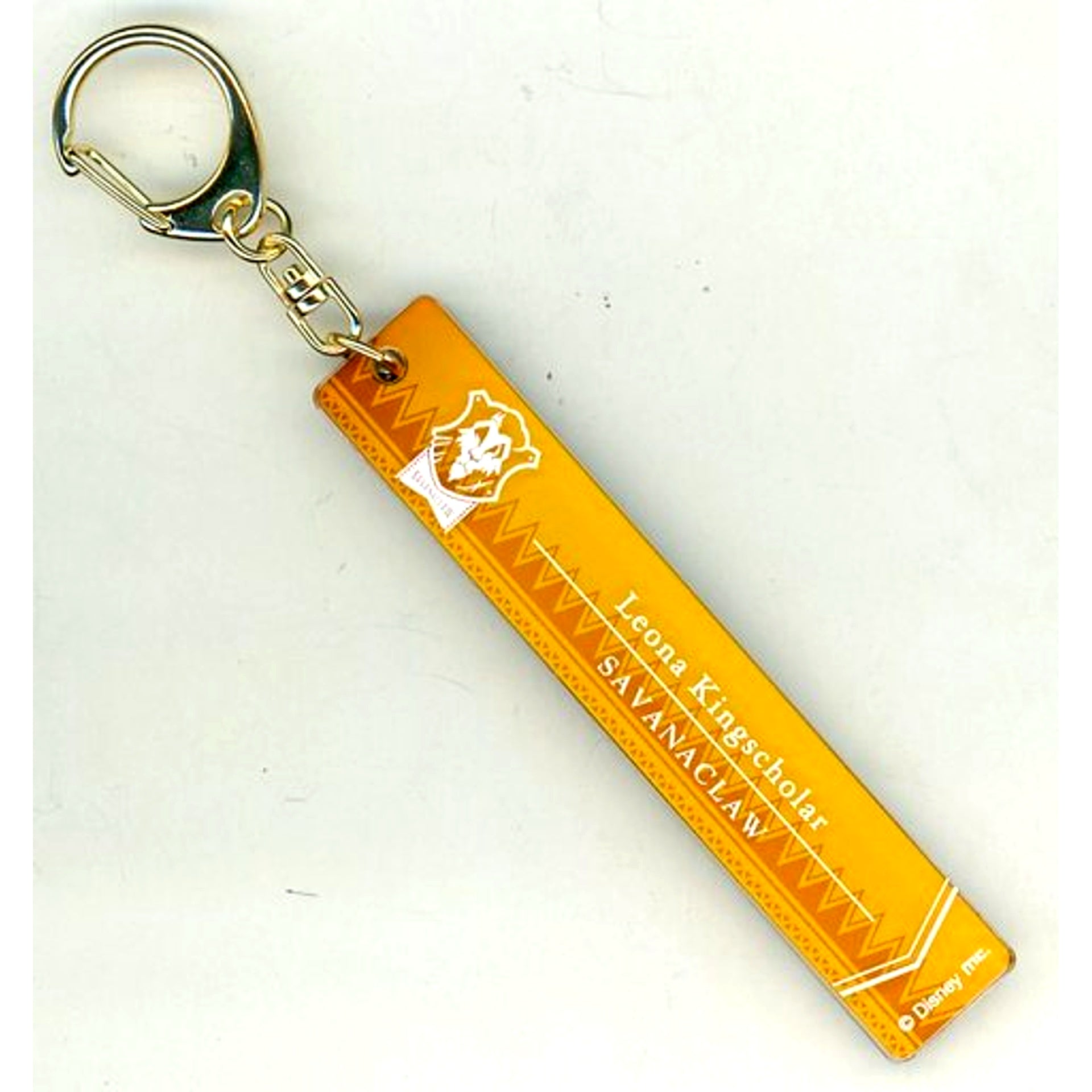 Leona Kingscholar Disney Twisted-Wonderland Plate Keychain Savanaclaw Dorm [USED]