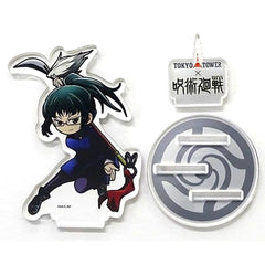 Jujutsu Kaisen in Tokyo Tower Jujutsu High Extracurricular Lessons Maki Zenin Newly Illustrated Chibi Acrylic Stand Acrylic Stands [USED]