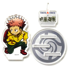 Jujutsu Kaisen in Tokyo Tower Yuji Itadori Casual Newly Drawn Deformed Acrylic Stand Acrylic Stands [USED]