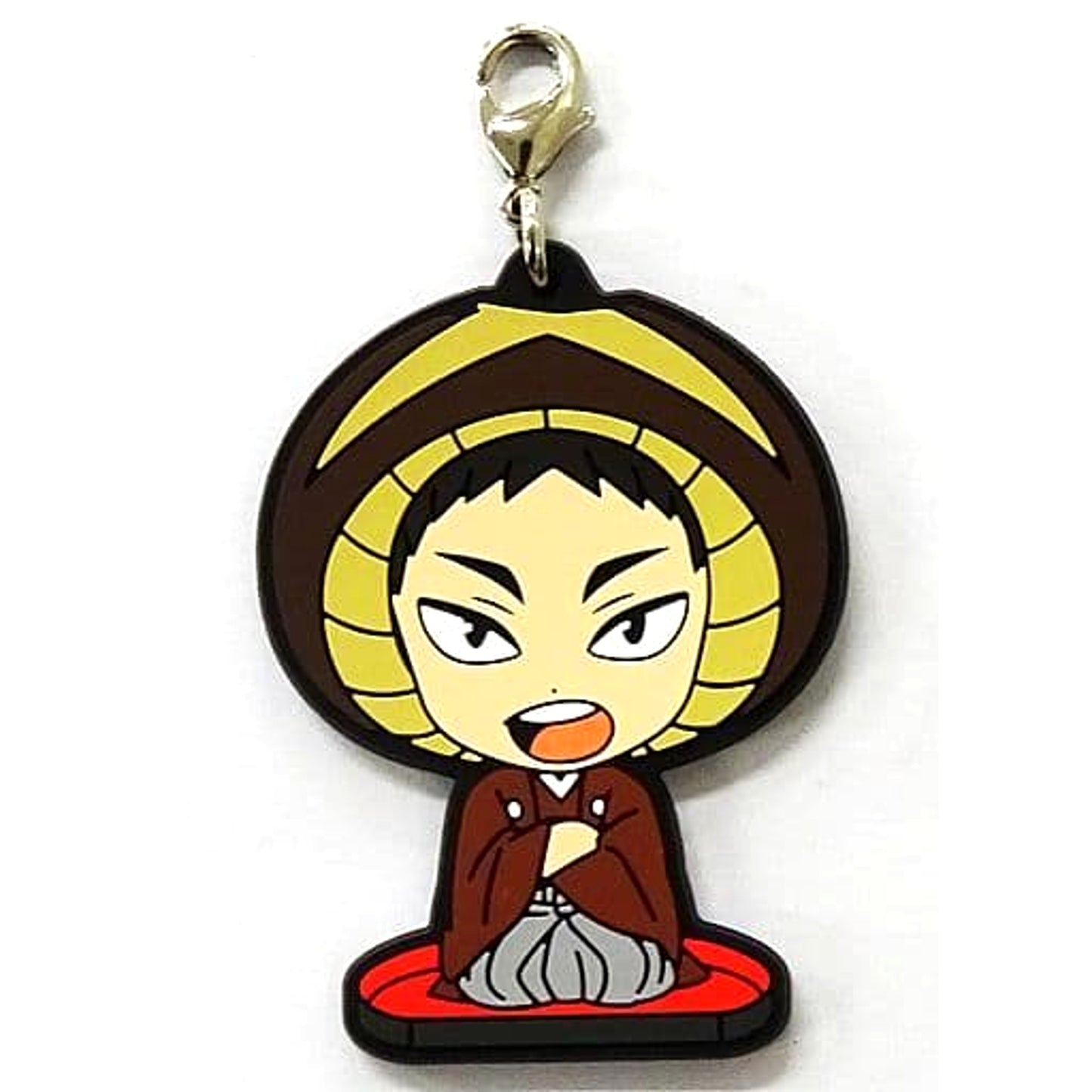 Haikyu!! Hajime Iwaizumi Ichiban Kuji Haikyu Shinen!! Ore ni Fuku Motte Koooi!!! Rubber Mascot Kyunchara Illustrations Prize B Keychains [USED]