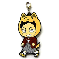 Hajime Iwaizumi Last One Prize Rubber Mascot Kyun Chara Illustrations Ichiban Kuji Haikyu Haikyu Shinnen [USED]