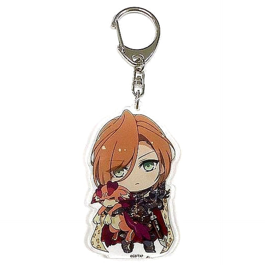 Granblue Fantasy: The Animation Season 2 Black Knight Newly Drawn SD Character Acrylic Keychain ANIPLEX+ Limited Bonus for Purchasing Blu-ray/DVD Volume 4 Keychains [USED]