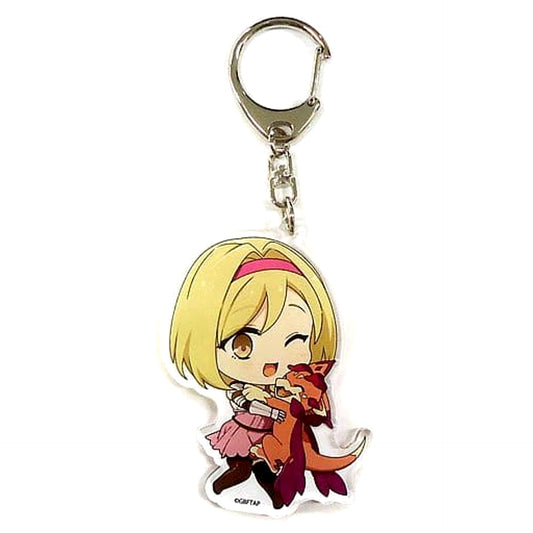 Granblue Fantasy: The Animation Season 2 Djeeta Newly Drawn SD Character Acrylic Keychain ANIPLEX+ Limited Bonus for Purchasing Blu-ray/DVD Volume 7 Keychains [USED]