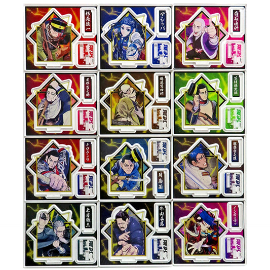 Set of 12 Golden Kamuy Acrylic Figure Collection [USED]