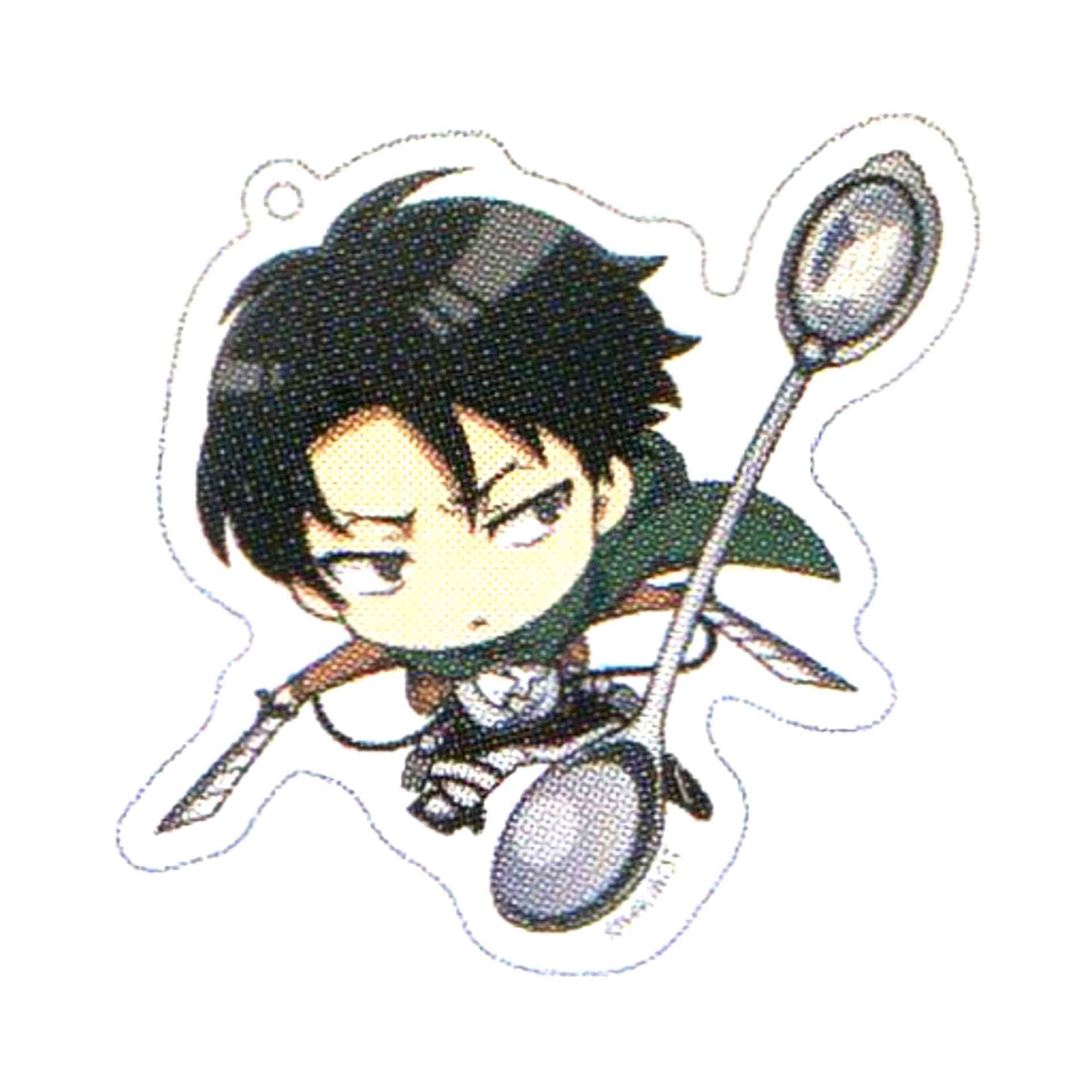 Levi A Attack on Titan Acrylic Keychain Collection [USED]
