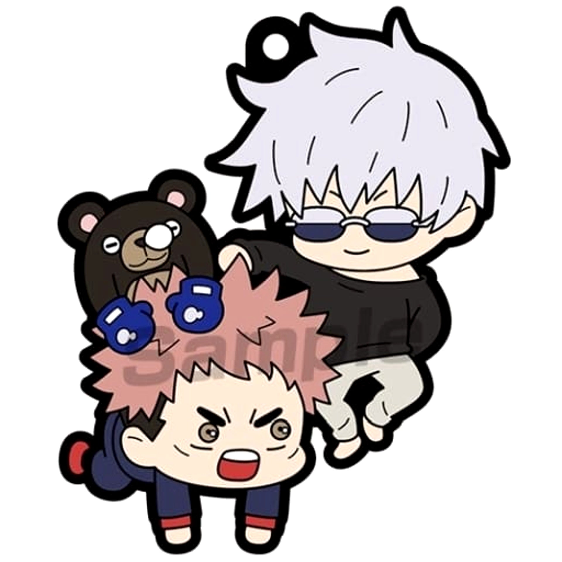 Jujutsu Kaisen Yuji Itadori Satoru Gojo Buddycolle Rubber Mascot Part 2 Keychains [USED]