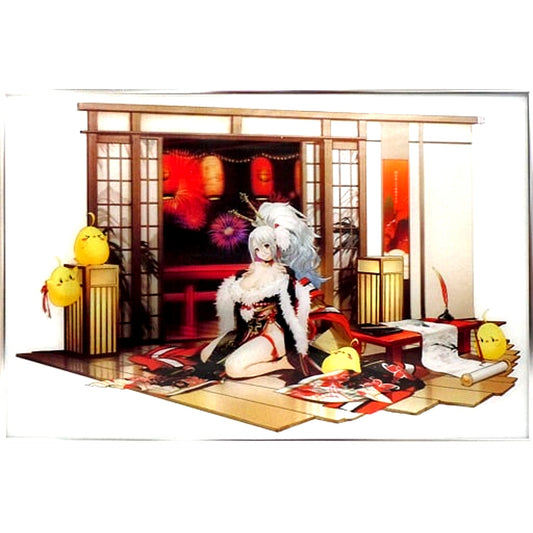 Prinz Heinrich Fireworks and Spring Picture Scroll Lenticular Acrylic Board Azur Lane Air Comiket 2 Goods Made-to-Order Limited [USED]