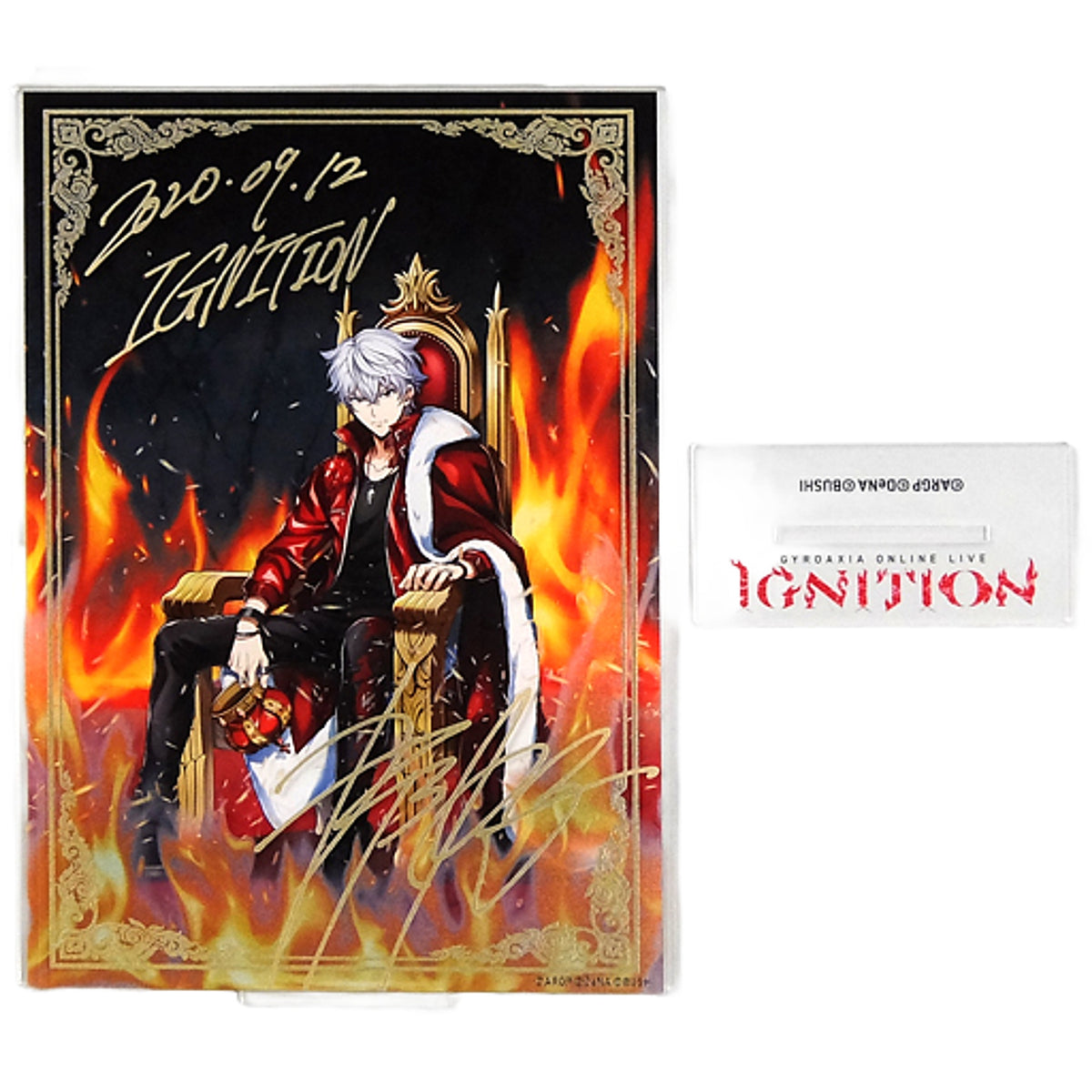 Argonavis from BanG Dream! Nayuta Asahi Birthday Acrylic Panel Gyroaxia Online Live: Ignition Exclusive Viewing Ticket with Bonus Goods Acrylic Stands [USED]
