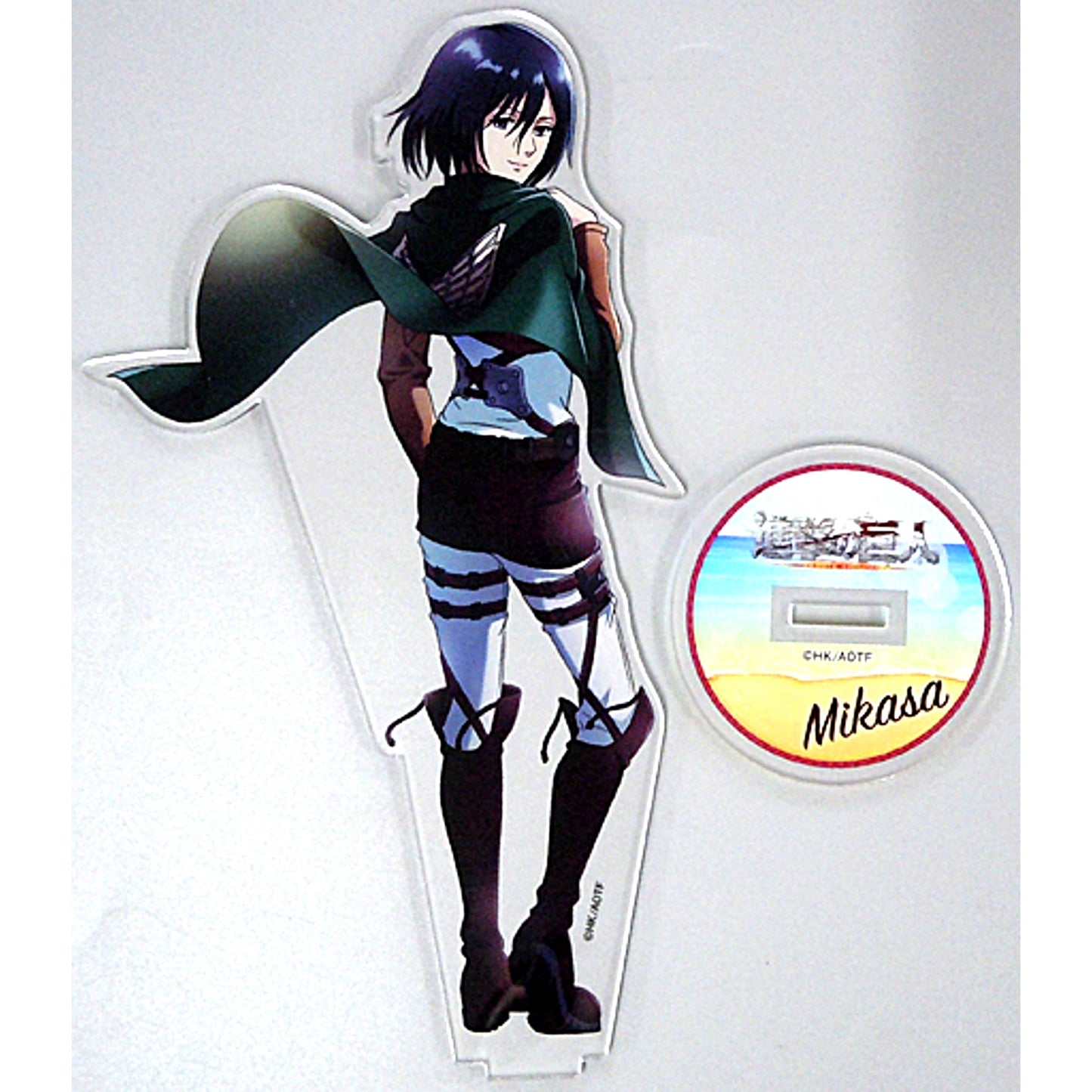 Mikasa Ackerman Attack on Titan The Final Season x Karaoke no Tetsujin BIG Acrylic Stand [USED]