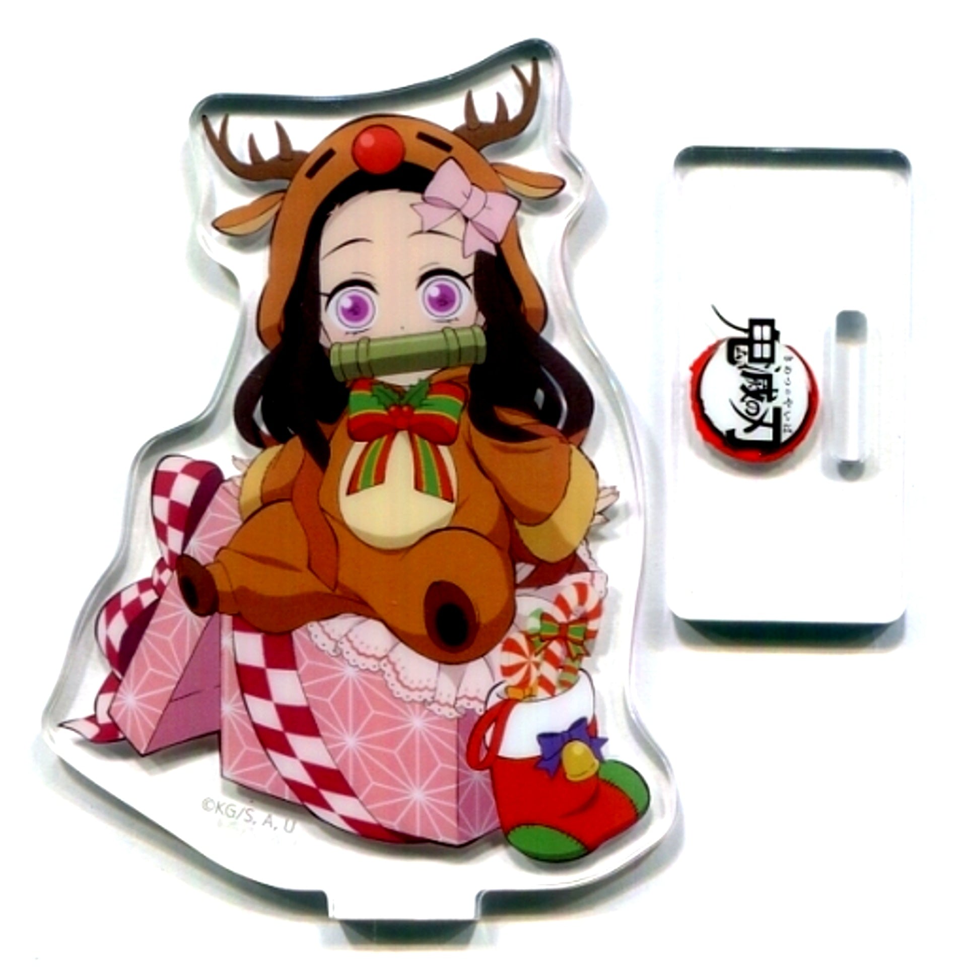 Nezuko Kamado Demon Slayer: Kimetsu no Yaiba x ufotable cafe Christmas Event 2020 Random Acrylic Stand Group A [USED]