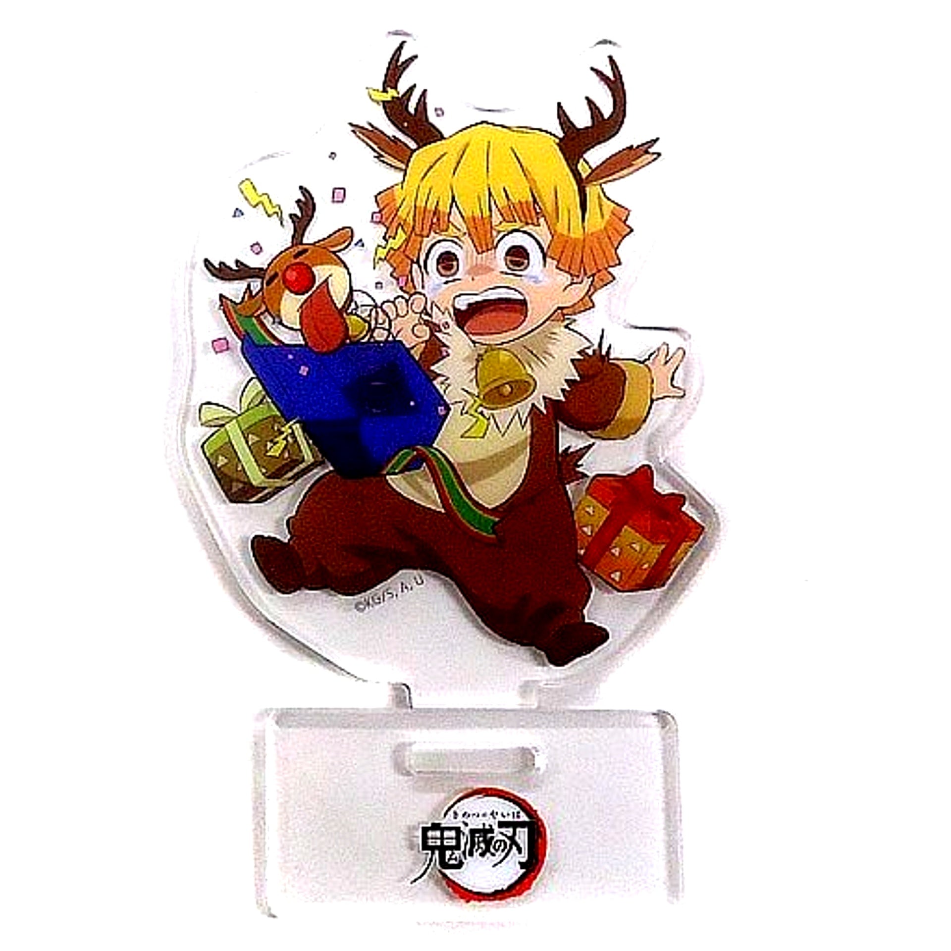 Zenitsu Agatsuma Demon Slayer: Kimetsu no Yaiba x ufotable cafe Christmas Event 2020 Random Acrylic Stand Group A [USED]