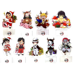 Demon Slayer: Kimetsu no Yaiba Zenitsu Agatsuma & Others All 9 Types Set Random Acrylic Stand Group A ufotable cafe Christmas Event 2020 Limited Acrylic Stands [USED]