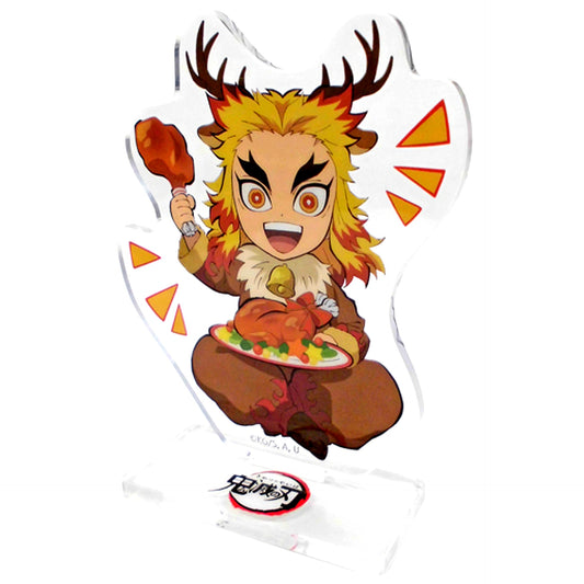 Kyojuro Rengoku Demon Slayer: Kimetsu no Yaiba x ufotable cafe Christmas Event 2020 Random Acrylic Stand Group B [USED]