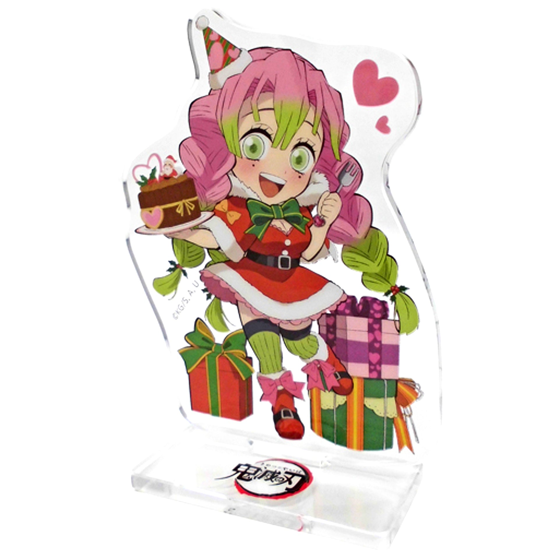 Mitsuri Kanroji Demon Slayer: Kimetsu no Yaiba x ufotable cafe Christmas Event 2020 Random Acrylic Stand Group B [USED]