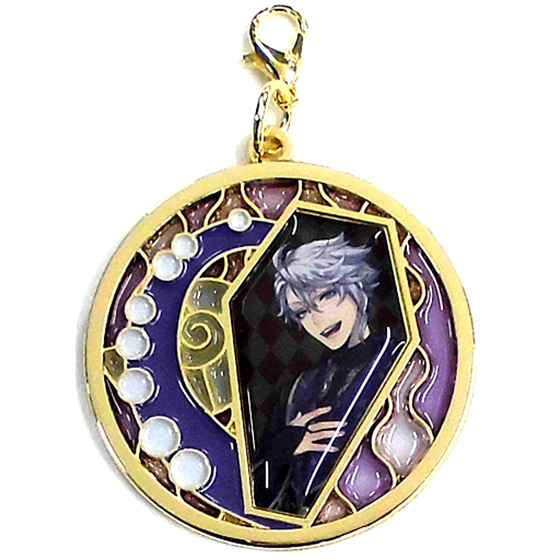 Azul Ashengrotto Disney Twisted-Wonderland Stained Glass Style Charm [USED]